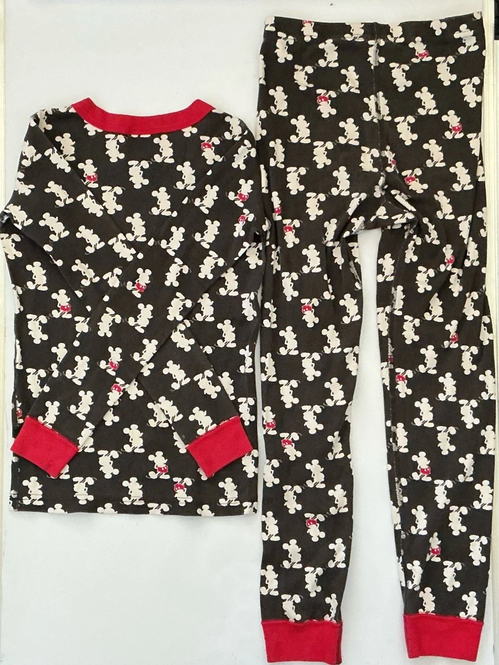 Hanna Andersson Disney Mickey Mouse Organic Cotton Pajama Set Size 8
